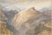 The Fort of L'Esseillon, Val de la Maurienne, France, Joseph Mallord William Turner British, Watercolor