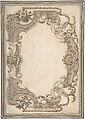Design for a Ceiling, Jean Berain (French, Saint-Mihiel 1640–1711 Paris), Pen and brown ink with brush and gray wash