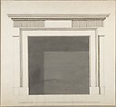 Design for a Chimneypiece, Robert Adam  British, Scottish, Pen and ink, brush and wash