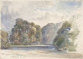 On the Wharfe, Bolton Abbey, William Callow  British, Watercolor