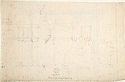 Design for a Chimneypiece, Sir William Chambers (British (born Sweden), Göteborg 1723–1796 London), Pen and ink, brush and wash