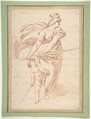 La Guerre, Edme Bouchardon (French, Chaumont 1698–1762 Paris), Red chalk