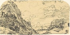 The Eyrie, Rodolphe Bresdin (French, Montrelais 1822–1885 Sèvres), Pen and black ink