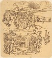 Sketches for Biblical Scenes, Rodolphe Bresdin (French, Montrelais 1822–1885 Sèvres), Pen and brown ink