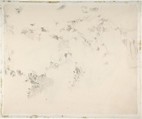 Portrait of the Artist (recto); Fragment of a Landscape Study (verso), Paul Cézanne (French, Aix-en-Provence 1839–1906 Aix-en-Provence), Graphite