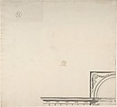 Ceiling of Staircase, Palazzo Mattei, Sir William Chambers (British (born Sweden), Göteborg 1723–1796 London), Pen and ink, brush and gray wash