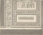 Detail of Ceiling, Palazzo Massimi, Sir William Chambers  British, born Sweden, Pen and ink, brush and gray wash