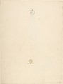 A fencing master (recto); sketch of a man's head (verso), Possibly by Robert Dighton the Elder (British, London ca. 1751–1814 London), Watercolor and gouache (recto); graphite (verso)