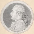 Bust of a Man, in Profile to Left, Charles Nicolas Cochin II (French, Paris 1715–1790 Paris), Graphite