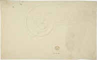 Design for Loo-Table, with plans of top and pedestal, Robert William Hume (British, London 1816–1904 Long Island City), Pen and ink, graphite