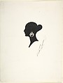 Design for earrings, 1921, Erté (Romain de Tirtoff)  French, born Russia, Pen and ink