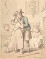 The Sailor's Return from Active Service, Thomas Rowlandson  British, Watercolor