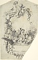 Design for a Title Page, Anonymous, British, 18th century  British, Pen and ink, brush and wash