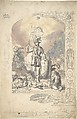 Design for the Ancient Order of Foresters: "Unity, Benevolence and Concord", Anonymous, British, 19th century  British, Pen and ink, brush and wash, watercolor and gouache (bodycolor)