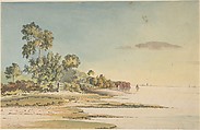 Landscape on a Bay, Anonymous, British, 19th century  British, Watercolor