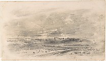 The South Downs, Anonymous, British, early 19th century  British, Brush and gray wash, touches of black pen and ink