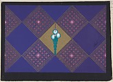 Stage design for "Le Mandoliniste," George White's Scandals, New York, 1926, Erté (Romain de Tirtoff) French, born Russia, Gouache and metallic paint