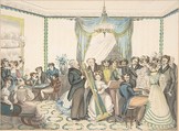 A Concert, Granddaughters of Dr. Samuel Parr  British, Watercolor
