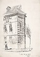 Sketch for an architectural magazine, Anonymous, British, late 19th to early 20th century  British, Pen and ink over graphite