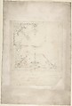 Design for a Ceiling for Thomas Wells, Anonymous, British, 19th century  British, Graphite