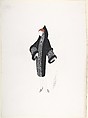 Design for Black Coat Trimmed in Black Fur for "Manhattan Mary," Majestic Theater, New York, Erté (Romain de Tirtoff)  French, born Russia