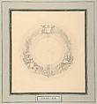 Design for silver or jewelry, Shop of Jacques-Charles-François-Marie Froment-Meurice (French, 1864–1948), Graphite, partially trace in pen and black ink