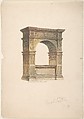 Monument of Richard Jervoice, 1563, Anonymous, British, 19th century British, Watercolor, pen and ink, brush and wash