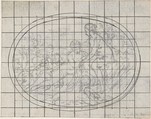 Design for a Box-Lid, Hubert François Gravelot (French, Paris 1699–1773 Paris), Pen and black and gray ink over graphite underdrawing