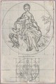 Design for a Box-Lid, Hubert François Gravelot (French, Paris 1699–1773 Paris), Pen and black ink and black chalk underdrawing