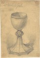 Chalice from St. Michael's York, Anonymous, British, 19th century British, Graphite