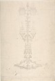 Reliquary of Ss. Sylvan and Florian, from St. Mark's Venice, Anonymous, British, 19th century British, Graphite