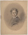 Portrait of a Boy, Antoine Auguste Ernest Hébert  French, Black, red, and white chalk