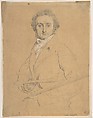 Niccolò Paganini (1782–1840), Jean Auguste Dominique Ingres (French, Montauban 1780–1867 Paris), Counterproof or tracing strengthened with graphite and gouache on translucent paper