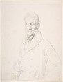 Portrait of a Man, Jean Auguste Dominique Ingres (French, Montauban 1780–1867 Paris), Graphite