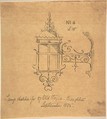 Lamp Design for 27 Old Steyne, Brighton, Richardson Ellson & Co., Pen and ink