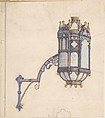 Church Wall Lantern Design, Richardson Ellson & Co., Graphite and watercolor