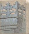 Metal Ornament for Church, Anonymous, British, 19th century  British, Gouache