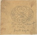 Metalwork Design, from Rue des Fosses St. Victor, Richardson Ellson & Co., Graphite
