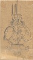 Ornament from Hotel de Clugny, Richardson Ellson & Co., Graphite