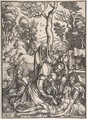 The Lamentation, Albrecht Dürer (German, Nuremberg 1471–1528 Nuremberg), Woodcut
