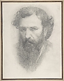 Self-Portrait, Alphonse Legros (French, Dijon 1837–1911 Watford, Hertfordshire), Graphite on wove paper