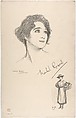 Designs for Four Women's Dresses with Full Skirts, Attributed to A. Foa (French, active 1900–1918), Black and white gouache, pen and ink and brush