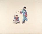 Chinese Musicians, Anonymous, Chinese, 19th century  Chinese, Watercolor and gouache