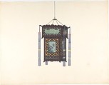 Hanging Lantern, Anonymous, Chinese, 19th century  Chinese, Pen and ink and gouache
