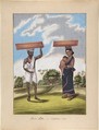Mad-seller, in Malabar Cast, from Indian Trades and Castes, Anonymous, Indian, 19th century Indian, Watercolor and gouache
