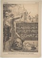 Cover design for 'Klassischer Skulpurenschatz', Otto Greiner (German, Leipzig 1869–1916 Munich), Lithograph