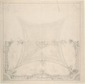 Designs for Ceiling, Charles Monblond (French, 19th century), Graphite