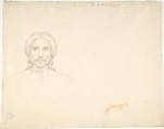 Head of Christ, Andre-Jacques-Victor Orsel French, Graphite