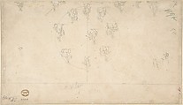 The Departure of Sancho Panza for the Island of Barataria, Charles Joseph Natoire (French, Nîmes 1700–1777 Castel Gandolfo), Pen and brown ink, brush and pale brown wash, over black chalk