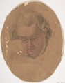 William Henry Cavendish Bentinck, 3rd Duke of Portland, Francesco Bartolozzi (Italian, Florence 1728–1815 Lisbon), Black and red chalk, varnished, on thin laid paper; oval
